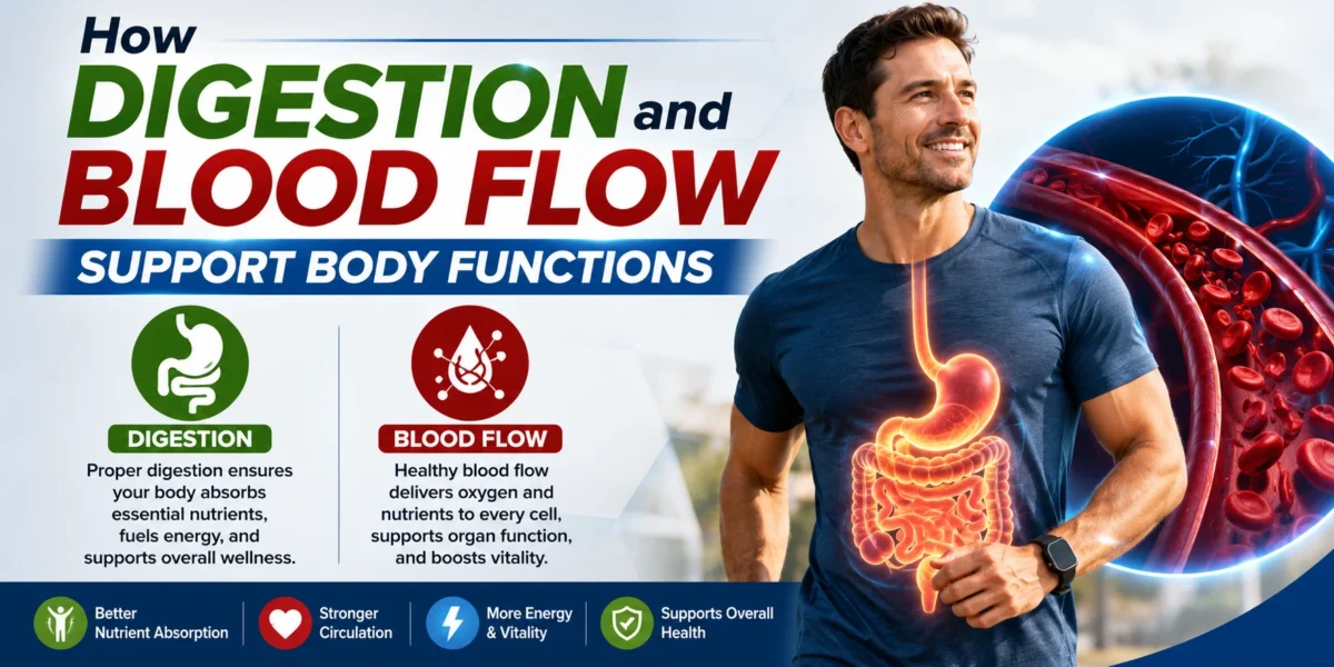 digestion and blood flow