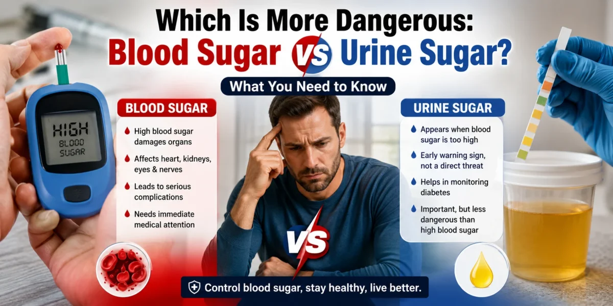 Which Is More Dangerous: Blood Sugar vs Urine Sugar? Blood Sugar vs Urine Sugar