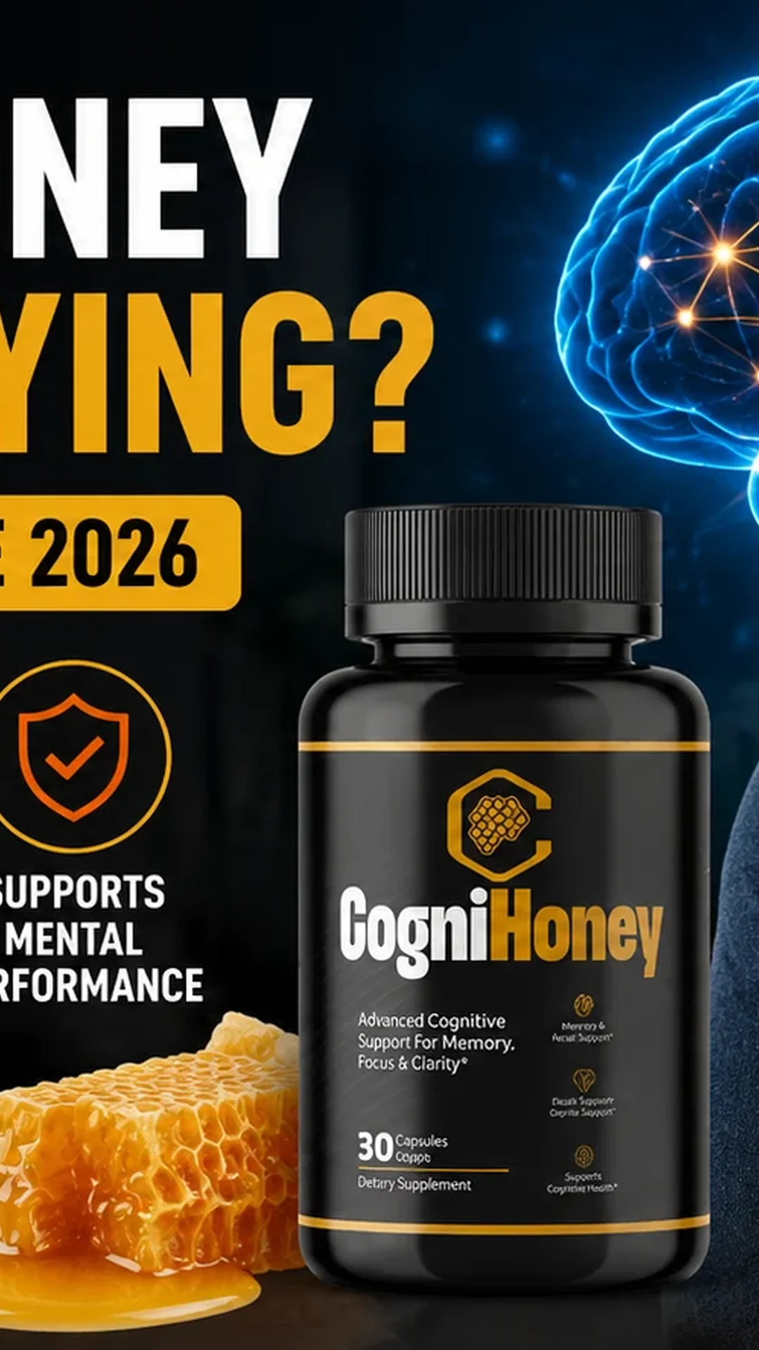 Health web story image for You Considering Cognihoney Support Memory